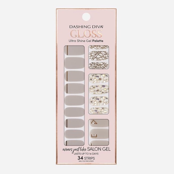 Dashing Diva Ultra Shine Nail Strips- All Lined Up - Picture 1 of 2